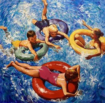 Summer (Mixed Media Painting). Simonova Olga