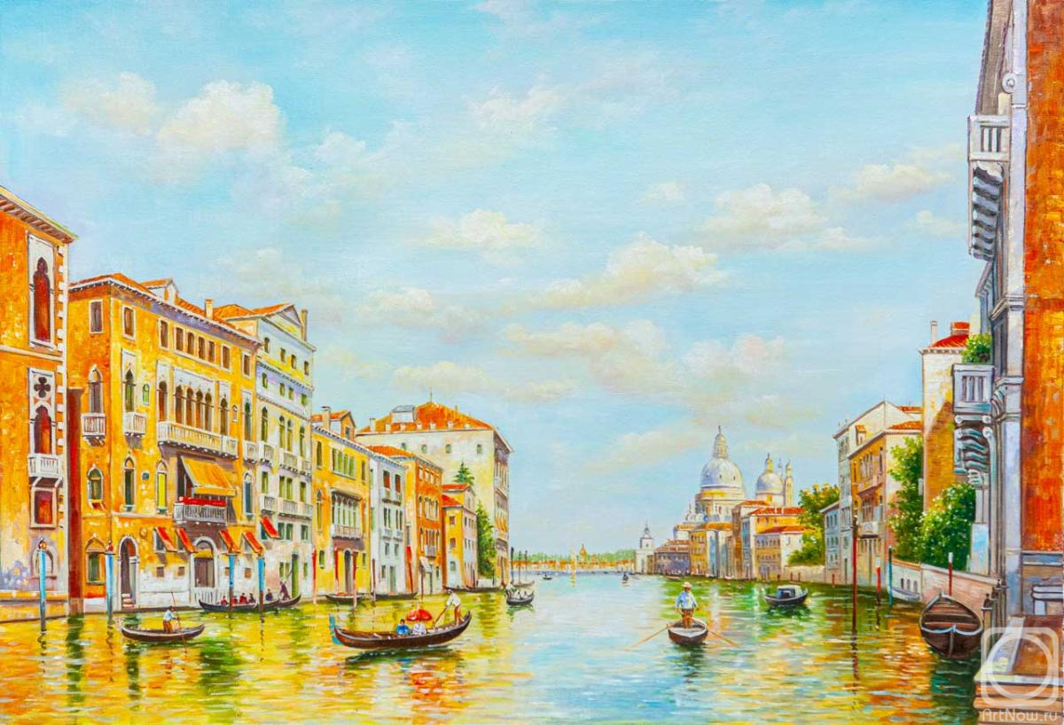 Romm Alexandr. Copy of Federico Campo's View of the Grand Canal in Venice