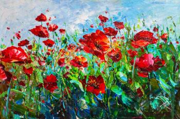 In the fields reddened by poppies. Rodries Jose