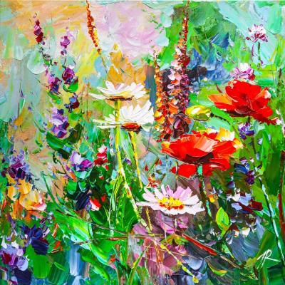 Flowering forbs. In the fields. Rodries Jose