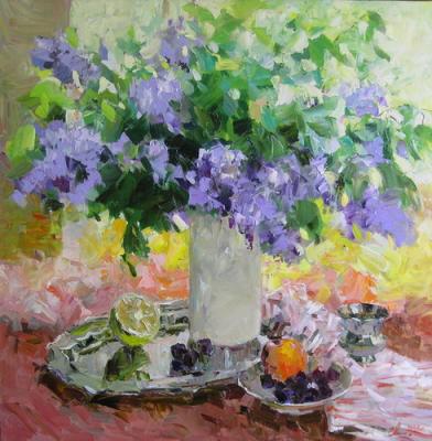 The bouquet of the lilac