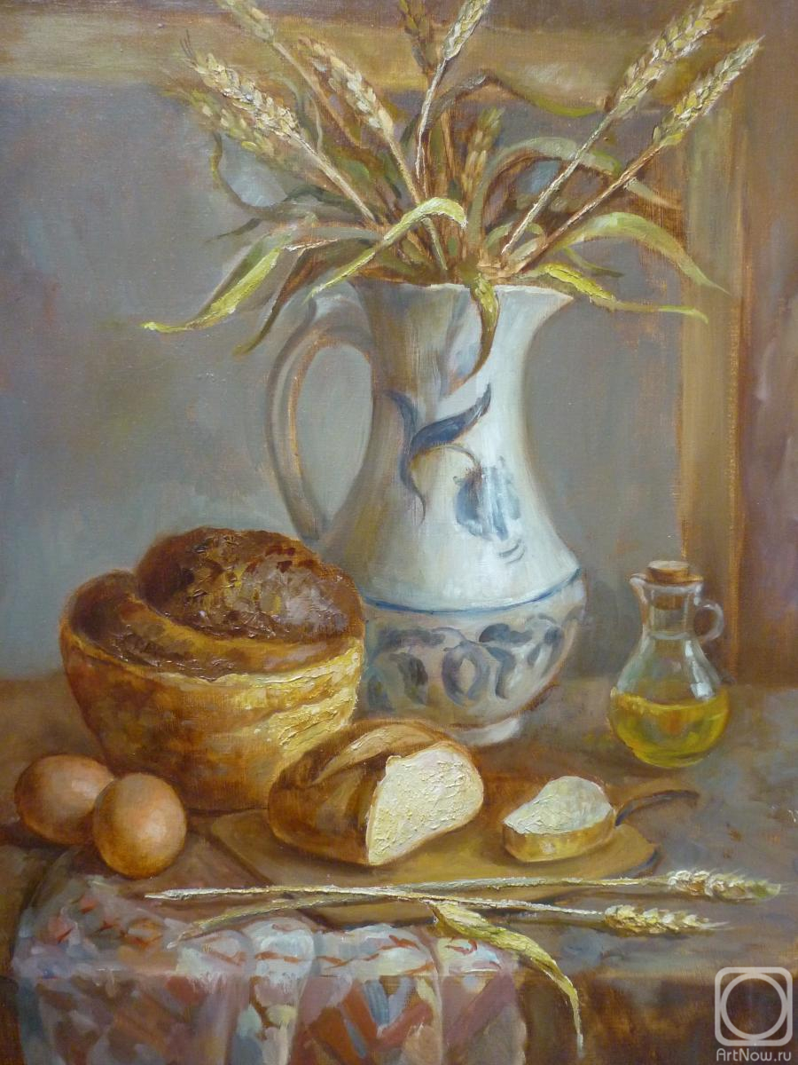 Tsyrulnik Alla. Still life with bread