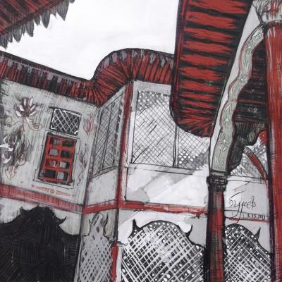 Bakhchysarai Roofs (Khanate). Badusev Evgeniy