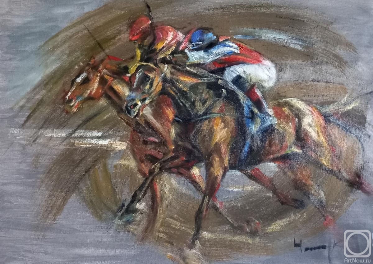 Chaychuk Oksana. Horse racing 2
