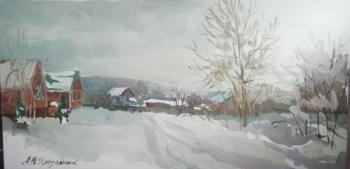 Kuban winter. Near the house. Tsyrulnik Alla