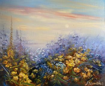 Between autumn and summer, between autumn and winter (Lilac And Yellow Flowers). Batenkova Larisa