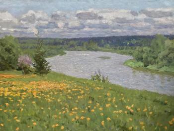 The Sylva River. Noon. Hudyakov Vasiliy