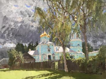 Epiphany Church. After the rain. Hudyakov Vasiliy