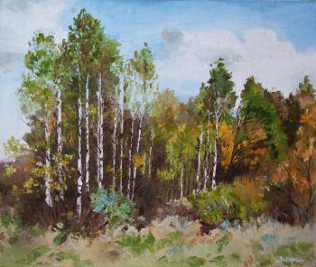 Autumn in the forest. Levina Galina