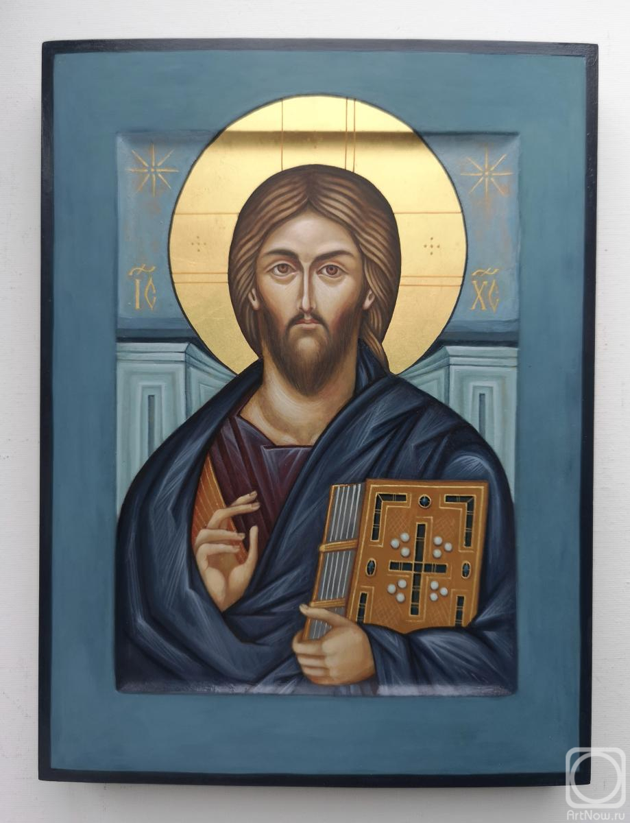 Zhuravleva Tatyana. Icon Jesus Christ Pantokrator of Sinai