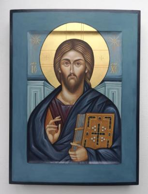 Icon Jesus Christ Pantokrator of Sinai (An Icon As A Gift). Zhuravleva Tatyana