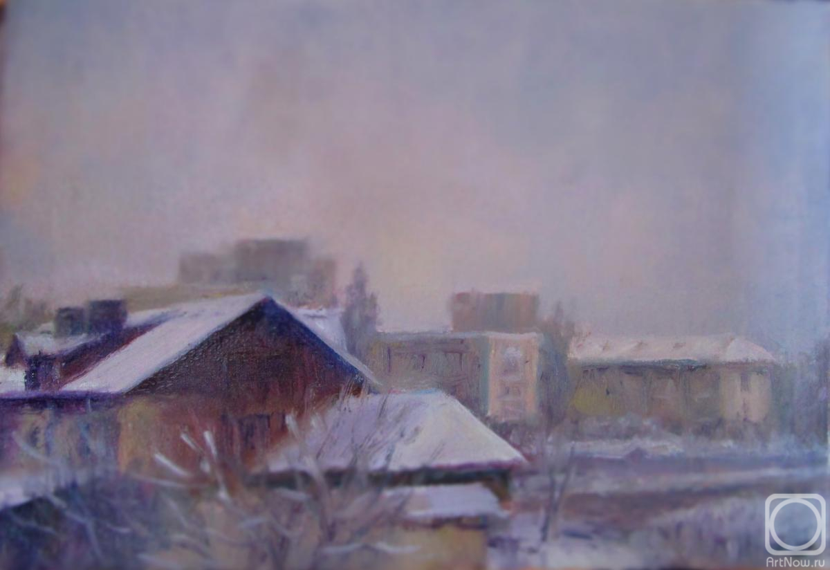 Malnev Konstantin. Winter outside the window
