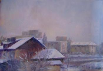 Winter outside the window. Malnev Konstantin
