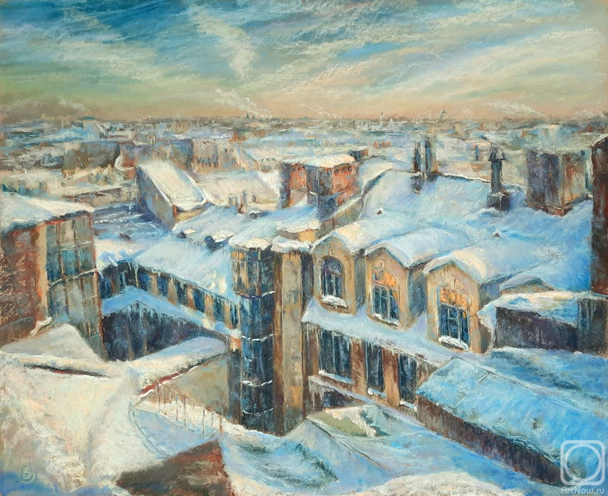 Vasileva Oksana. Winter city view