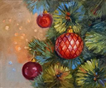 New Year mood (Buy New Year S Oil Painting). Gortseva Svetlana