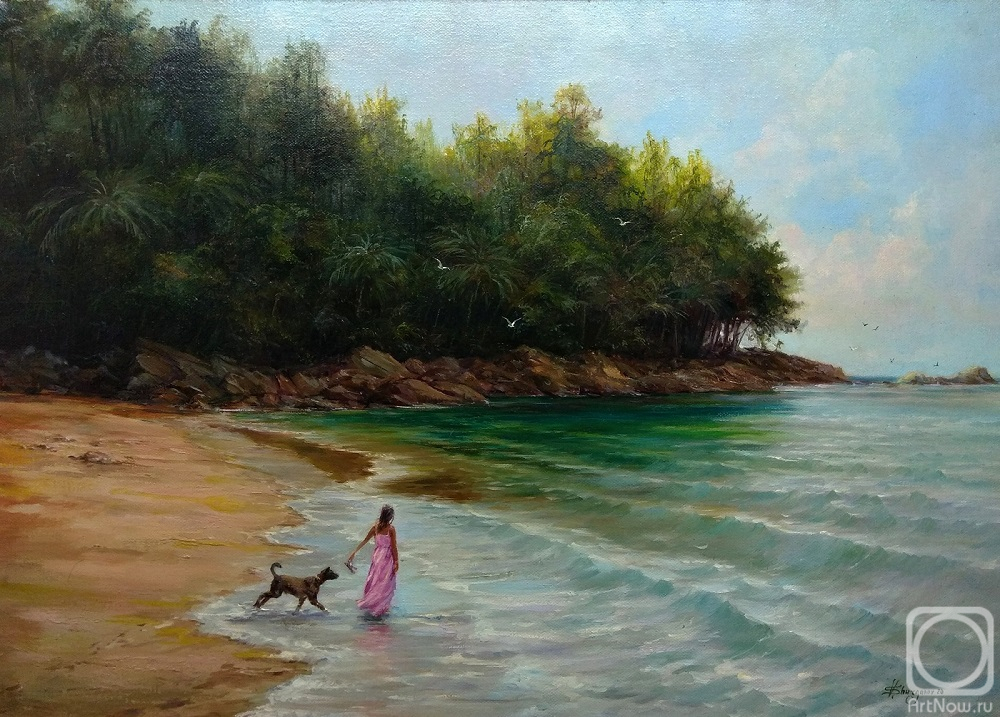 Shurganov Vladislav. Walk on the sea shore