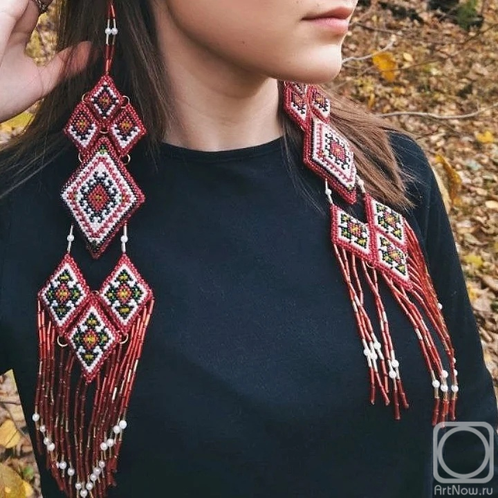 Kolteeva Alena. Moksha Earrings