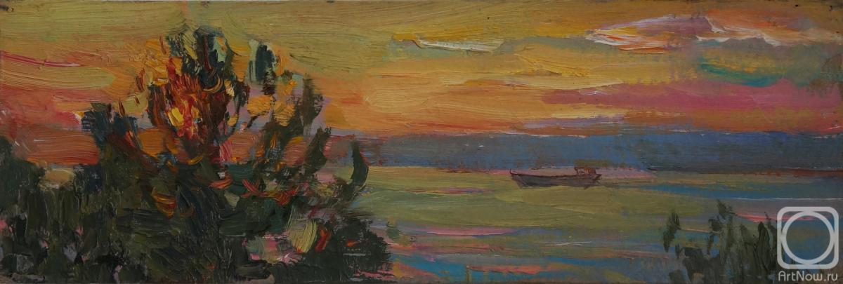 Balakin Artem. Sunset over the sea
