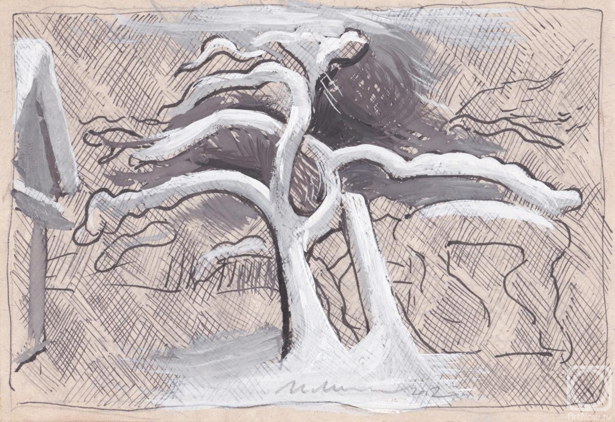Mashin Igor. Winter. Sketch
