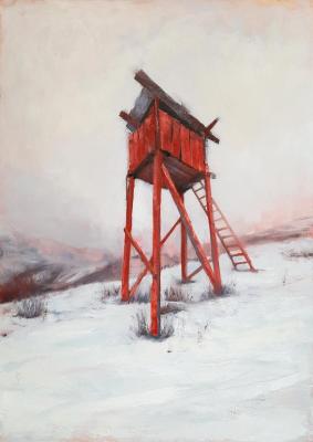 Outpost Red (Large Size Art). Sergeyeva Irina