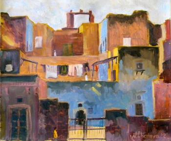 Old streets of Jaipur (Ancient Architecture). Charova Natali