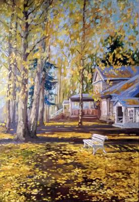 Autumn gold at the artists' dacha (In The Autumn Gold). Gerasimova Natalia