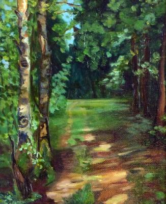 Forest path. Semenova Elena