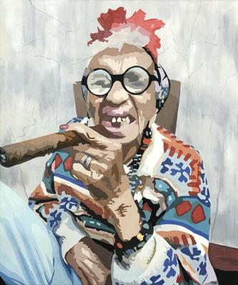 Old cuban woman. Aleshina Anna
