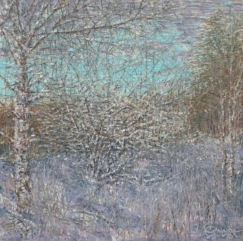 Crystal frost of January. Smirnov Sergey