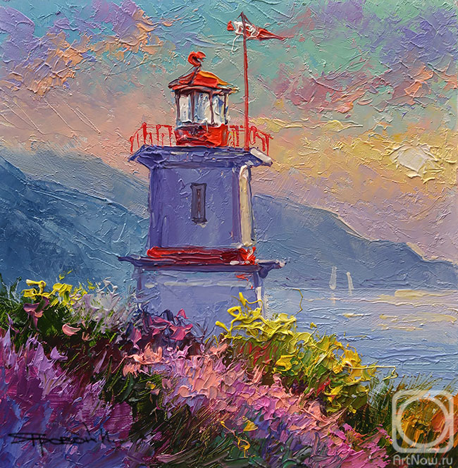 Iarovoi Igor. Lighthouse at dawn