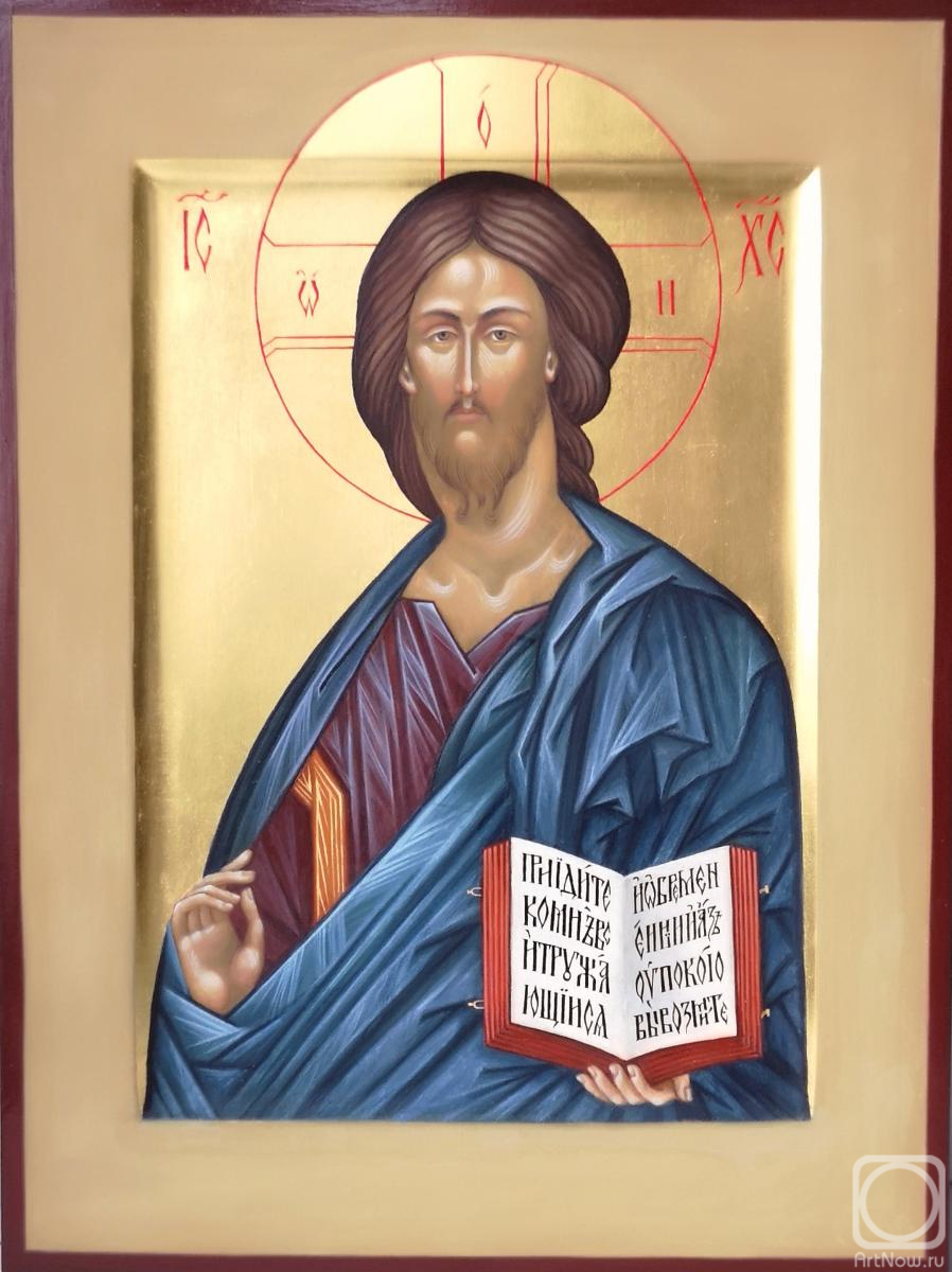Zhuravleva Tatyana. Icon of Jesus Christ the Pantokrator