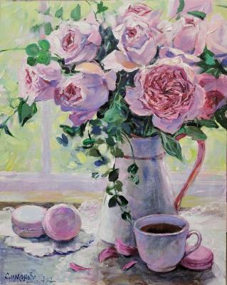 Roses and coffee (Framed Picture). Simonova Olga