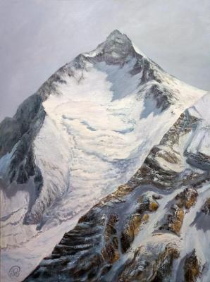 Mountain tops (Painting Snowy Mountains). Ternovaya Olesya