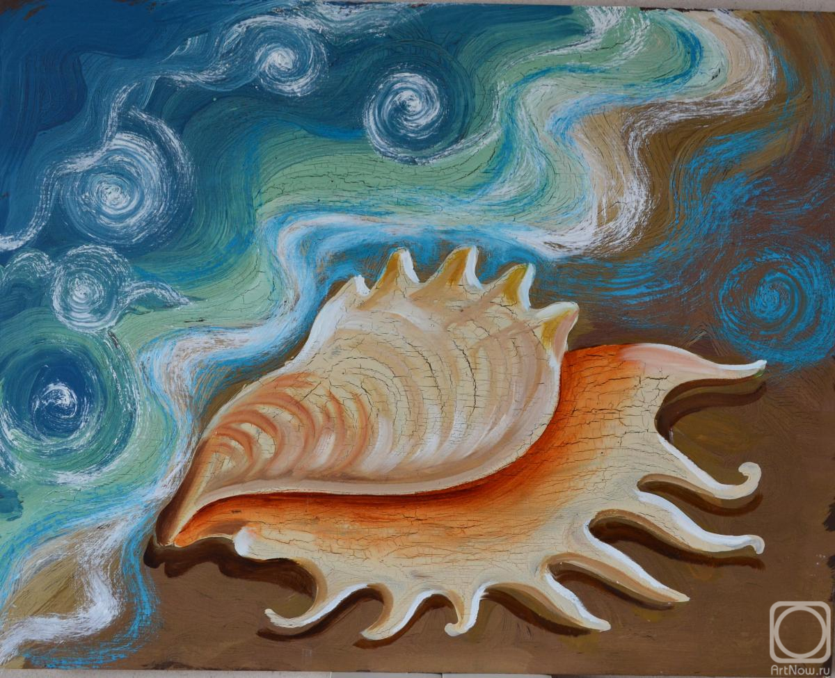 Afanaseva Elena. Van Gogh style shell