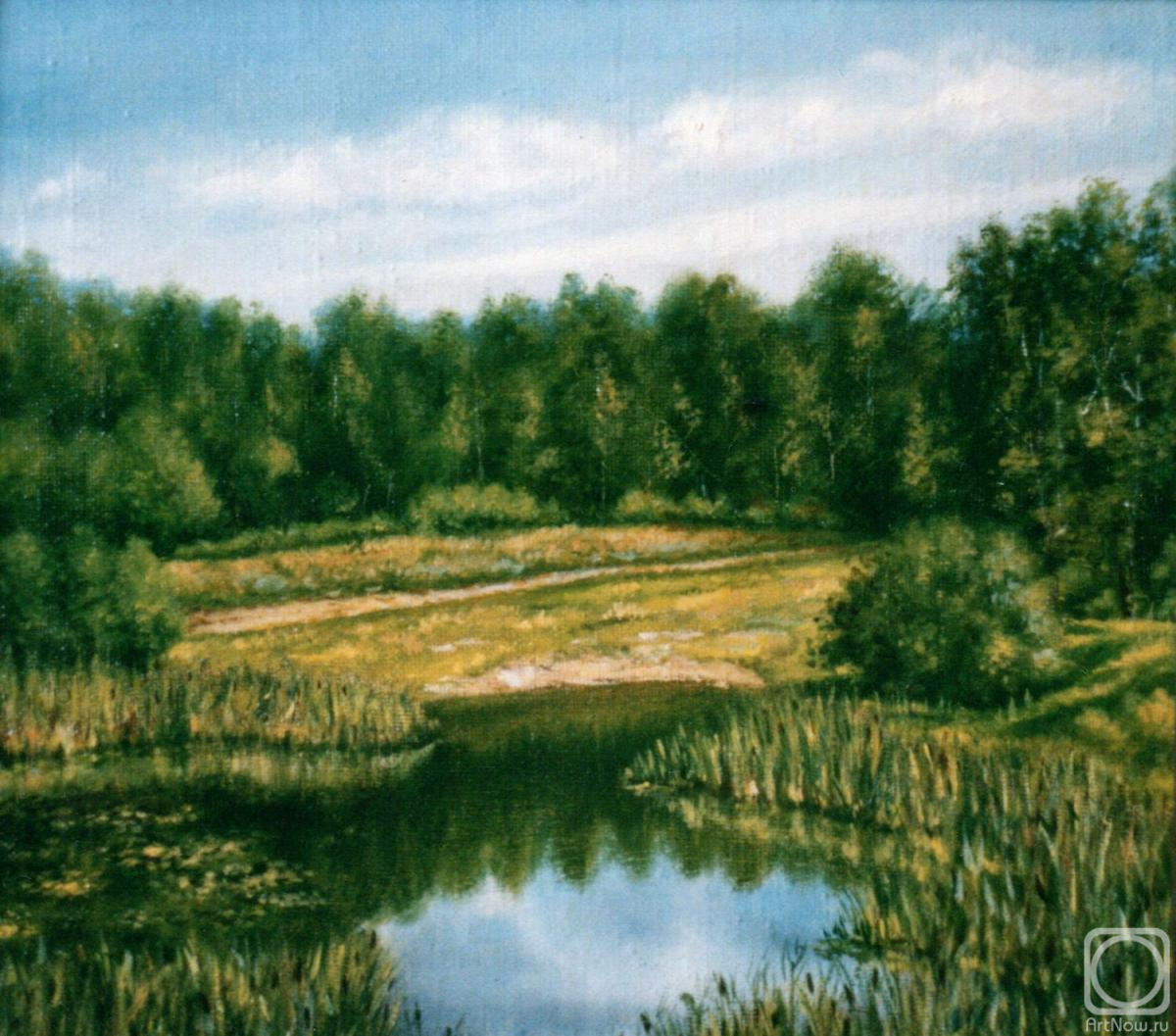 Abaimov Vladimir. A Lake with the Reeds