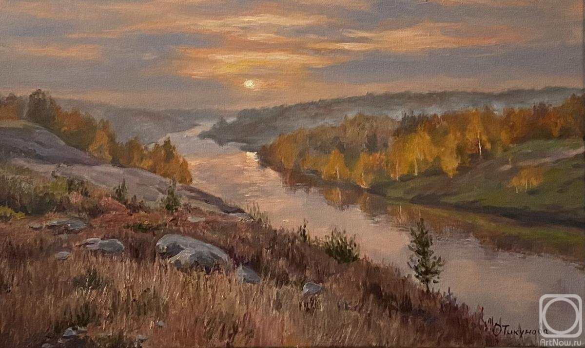 Tikunova Olga. Northern river