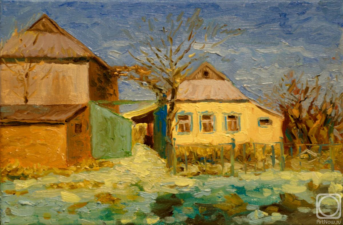 Gubin Rodion. Study in the South. Spring near Novorossiysk