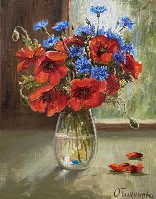 Poppies and cornflowers. Tikunova Olga