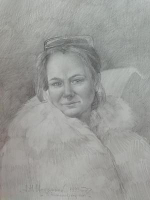 Self-portrait (). Tsyrulnik Alla