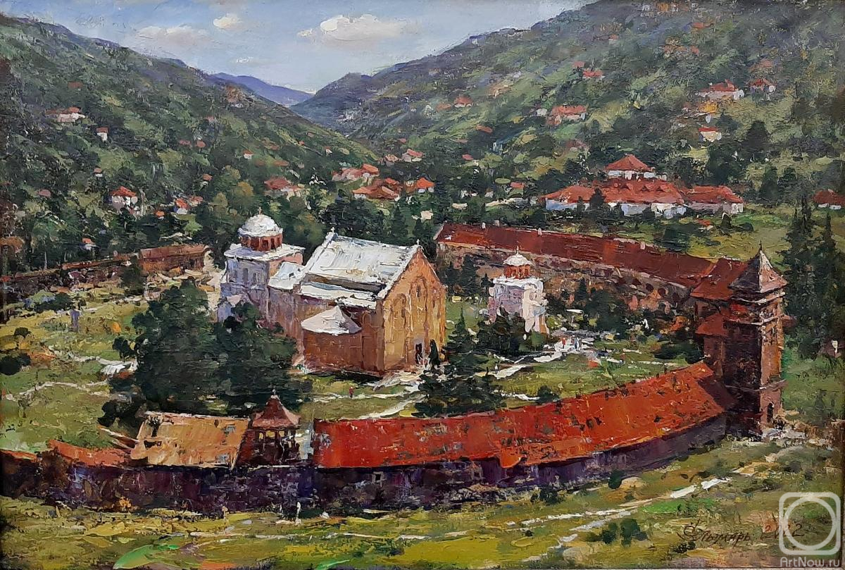 Lymar Sergey. Studenica Monastery. Serbia (etude)