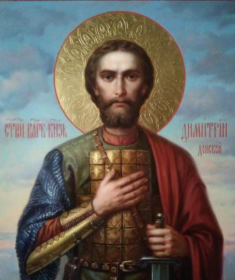 Icon "St. Demetrius of the Don". Mukhin Boris