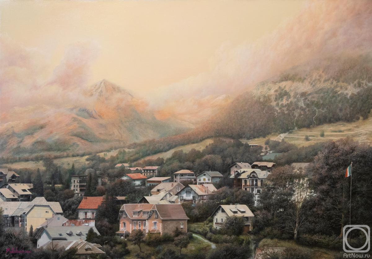 Malinkovich Daniil. Alpine Sunset
