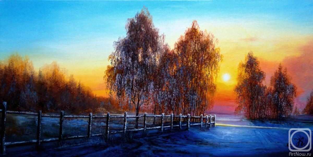 Korableva Elena. Winter evening