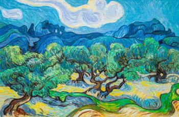 Copy of van Gogh. Olive tree