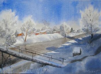 Untitled (Winter Country Landscape). Gayvoronskaya Elena