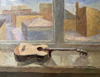 Guitar on the window. Fedotova Veronika