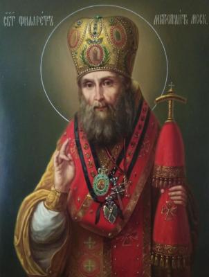 Icon "St. Philaret Metropolitan of Moscow. Mukhin Boris