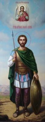 Icon" St. Martyr Ioann the Warrior". Mukhin Boris