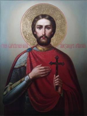 Icon "St. Alexander Nevsky". Mukhin Boris