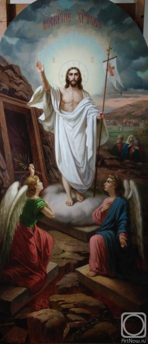 Mukhin Boris. Icon of the Resurrection of Christ